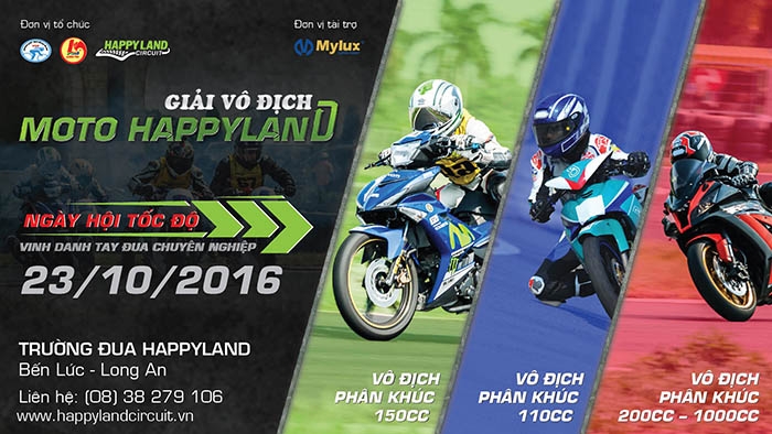 Giải vô địch moto HappyLand và giấc mơ chuyên nghiệp